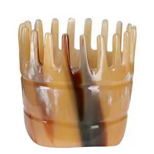 왕관괄사 빗 머리 두피 마사지기 그루밍 도구 경락