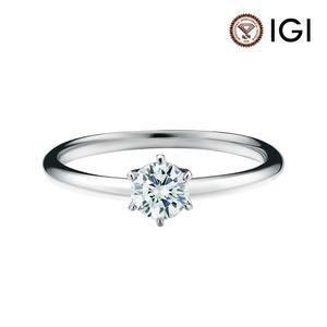 갤러리아 3부 랩 다이아몬드 반지 6프롱 IGI D VS1 14K