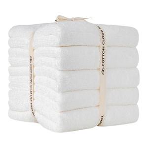 코튼클라우드 호텔타올, 화이트 (리본포장), 180g, 5개입, 1개