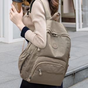 후드 수납력 경량 방수 여성 백팩 가벼운 노트북 여대생 학생 가방 TL484