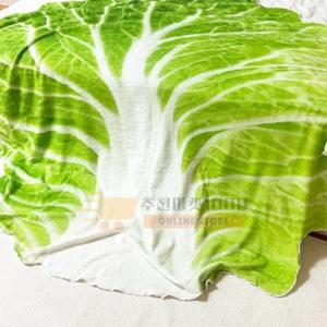 추천마켓1000 배추담요 병맛선물 겨울무릎담요 킹받는선물