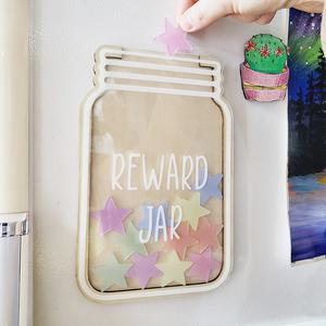 칭찬 스티커 보틀 스탬프 인테리어 칭찬액자