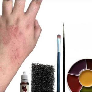 특수분장 페이스페인팅 재질 L14 타박상 세트 기타 브러쉬 분장팔레트