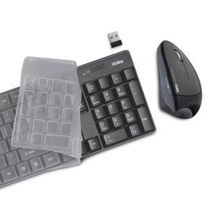 코시 키스킨 키보드 버티컬 무선 마우스 세트 KBM2258WL 얇은 베젤 콤팩트 저소음 편한 손목