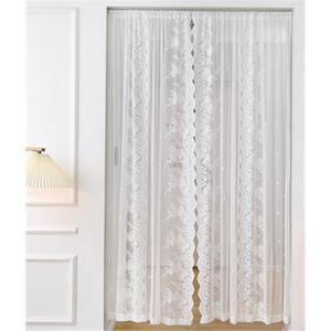 무타공 레이스커튼 2M 봉포함 쉬폰 가리개 카페 거실 침실 공간분리 원룸 자취