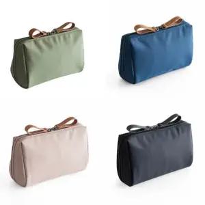 더블 지퍼 화장품 파우치 미니 소형 여행 메이크업