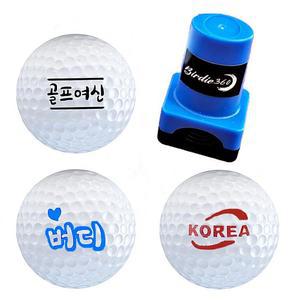 버디360 사각형 대형 골프공 스탬프 도장 볼마킹