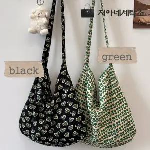 [지아네세탁소] 스몰패턴에코백 숄더백 에코백 여성가방 데일리가방