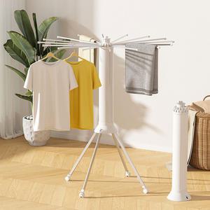옥토퍼스 튼튼한 이불 수건 원형 빨래 건조대 원룸 기숙사 공간활용 접이식 건조대