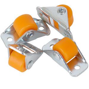 초미니 바퀴 고정 4P PP-FD / 초소형 미니 부착식 붙이는바퀴 침대밑 소파밑 서랍장 바구니 PP 캐스터