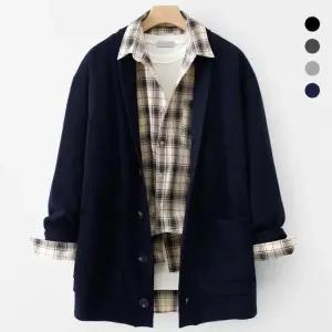 [MNC] 제시 박스핏 숄가디건  MDCD128LW)