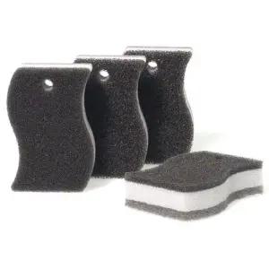 애터미 무흠집 수세미 4개 항균 식기 스크레치 방지 3중 구조