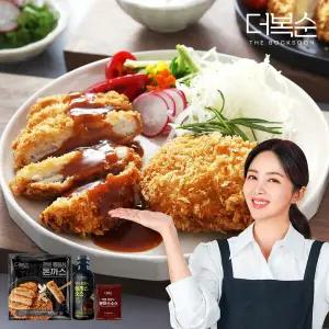 [박솔미]한돈 통등심 돈까스14팩+유자경양식소스1병+매콤소스4팩