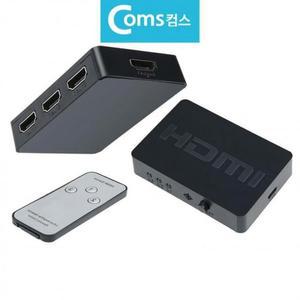 선택기 고해상도 리모컨 스위치 UHD 3대1 HDMI (3qad3)