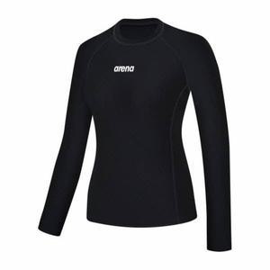 갤러리아 여성 뉴웨이브 레귤러핏 세미크롭 래쉬가드(A4BL1QR46BLK)