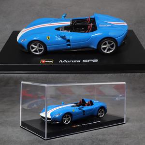브라고 1:43 페라리 몬자 SP2 블루 다이캐스트 시그니처 모형