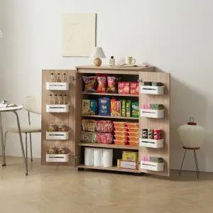 [히트가구] C31320 대용량 팬트리 양문 다용도 수납장 3colors (착불)