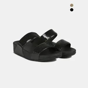 [핏플랍]핏플랍 루루 시퀸 슬라이드 토포스트 슬리퍼 샌들 4종택1