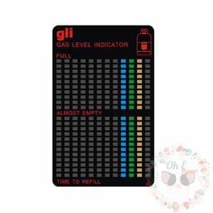 옥이드림 LPG 잔량 표시 마그네틱 가스체크 LPG스티커 가스량