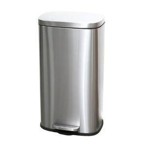 무소음 스텐레스 사각 휴지통 30리터