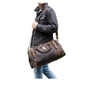 해외출장용 소가죽 보스턴백 여행가방 J6868 가방수납