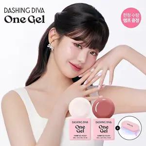 [데싱디바]*원젤 네일 세트 - 베이비 핑크 + 로즈 핑크