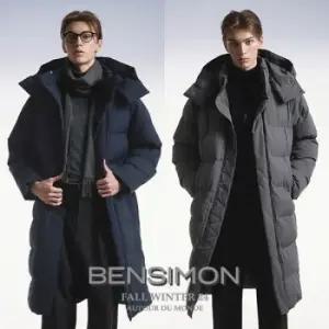 [벤시몽] 남성 하이넥 롱 볼패딩 점퍼 2종 택1