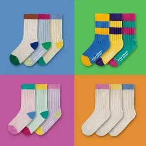 졸리쇼즈 아동양말 유아양말 토들러 키즈 3P세트 미끄럼방지 논슬립