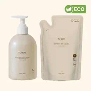 비건 아기 젖병 세정제 주방세제 이유식기 세척 500ml + 리필 450ml
