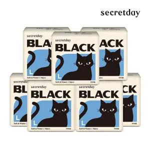 생리대 블랙 대형 14PX7팩