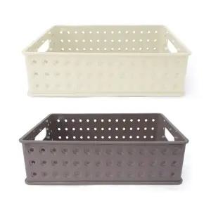 바스켓 불투명/소품/정리함/사무용/문구/수납/펜트리/멀티/수건/사각/책상/교구/리빙/주방