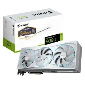 GIGABYTE AORUS 지포스 RTX 5090 STEALTH ICE D7 32GB 피씨디렉트ㅇMMㅇ