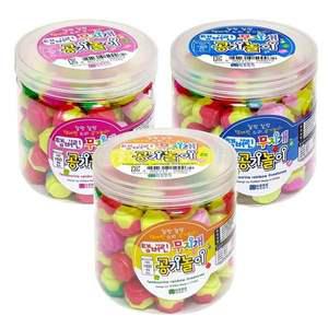 탬버린 무지개 공기놀이 약 60알(랜덤 2개) 공깃돌