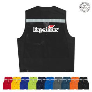 ATCU-1147 안전 망사 작업복조끼 소량 맞춤제작 라이더조끼 (무료 인쇄 변경)