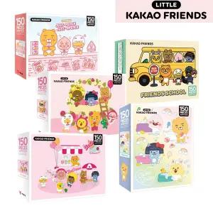 카카오프렌즈 직소퍼즐 150피스 5종 캐릭터 치매예방 게임 액자 조각 모음 소근육 유아 아동퍼즐