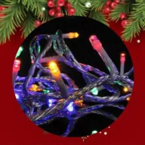 USB 장식 전구 성탄절 트리 조명 컬러 100구 200구 성탄절 크리스마스 전구장식 웜색 100구