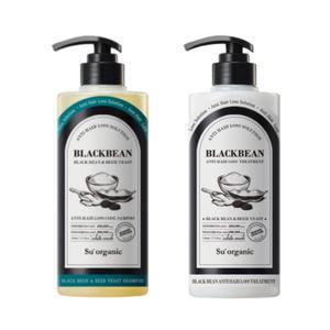 수오가닉 블랙빈 두피케어 맥주효모 샴푸 트리트먼트