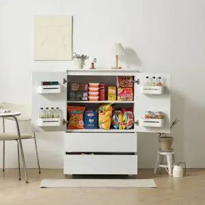 [인터데코]도어포켓 수납장 주방 팬트리장 간식보관함 80cm P0000RSX (착불)