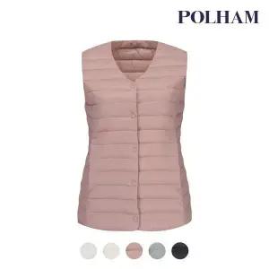 [폴햄] 여성 리얼 라이트 구스 브이넥 경량 베스트_PHC5VP2011