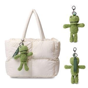 개구리인형 말차 뽀글이 차키 키링 가방걸이 AC20-082