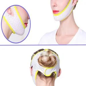 브이 라인 얼굴 밴드/리프팅 브이라인 땡김이 땡기미 이중턱 경락 팔자 주름 턱살 V라인 페이스 투턱 윤곽