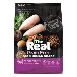 [하림펫푸드] 더리얼 캣 GF 크런치 닭고기키튼 1.6kg