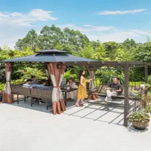 옥상조립식파고라 야외 정자 파고라 원두막 팔각정 조립식
