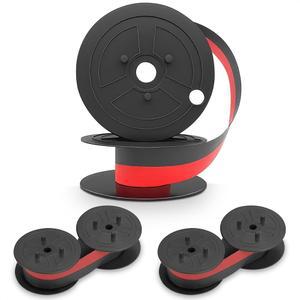 MP11DX 계산기 리본 세트 3 - 18피트 x 0.5인치 샤프 EL-1197PII 레드/블랙 모델에 프린터 이송 벨트