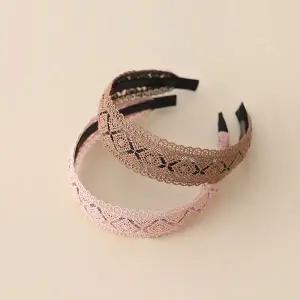 [골드스마일]여성 빈티지 레이스 여자 가을 머리띠