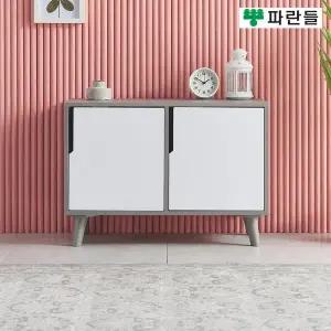 [착불배송] 파란들가구 562 양문수납장 다용도수납장 거실장식장