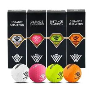 다이아윙스 골프공 고반발 비거리 M2 M3 국제공인구, 4컬러 3개입