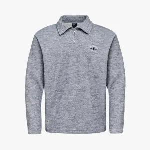 [프로스펙스]남자 그레이 기모 하프집업 니트 카라티셔츠 / 남성 가을겨울 긴팔티 PS3MT24W721_IC