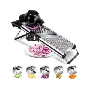 만도린 채칼 다기능 플라스틱브래킷 스테인레스 강판 스틸 야채