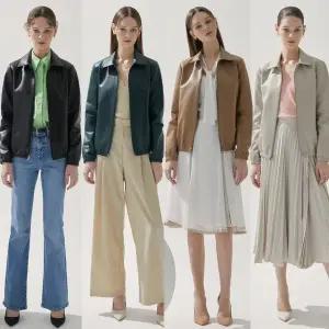 헤스티지 여성 양가죽 자켓